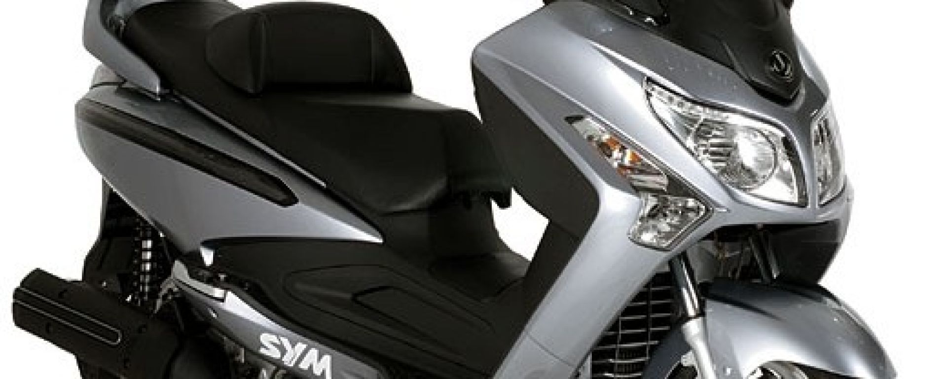 Top Case 38 Litri Per SYM JOYMAX 300 EVO - Bauletto Moto In ABS, Colore Alluminio