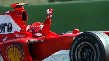 1° Michael Schumacher, 180 GP con la Ferrari