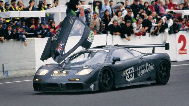 24 Ore Le Mans 1995: la McLaren F1 GTR festeggia la vittoria