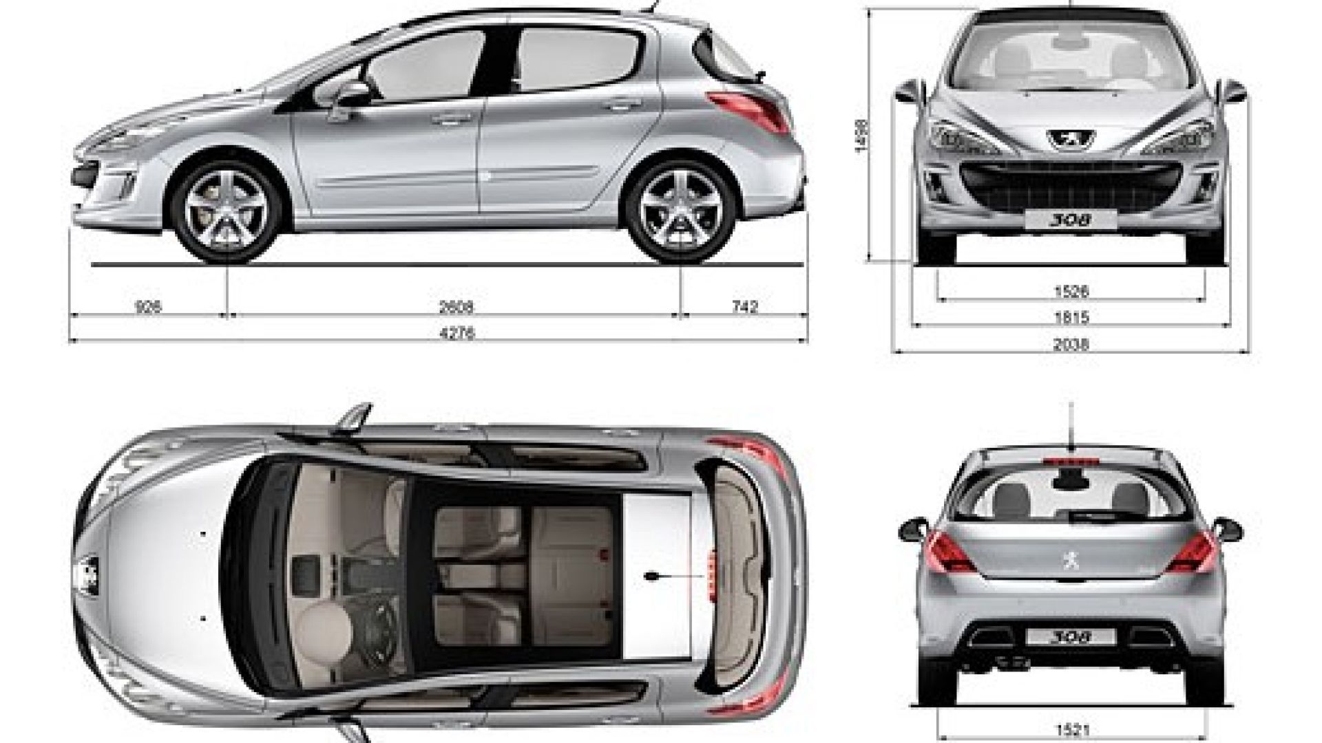Peugeot 308: dimensioni, interni, motori, prezzi e concorrenti - AutoScout24