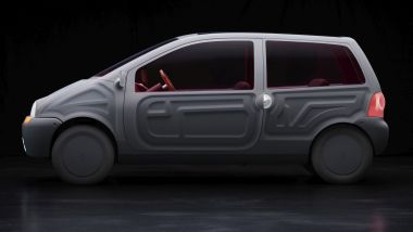 30 anni di Twingo, la concept car di Sabine Marcelis: visuale laterale