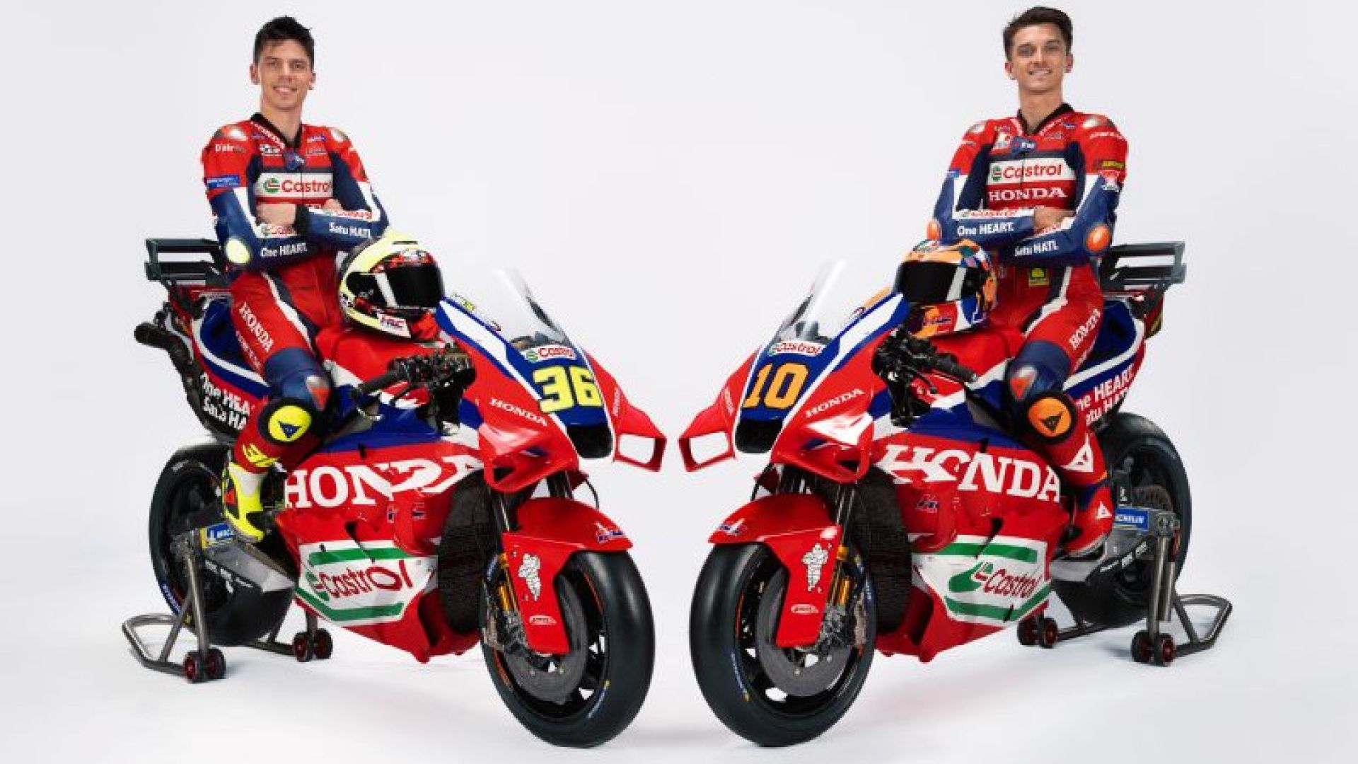 Ecco il team Honda HRC Castrol di Luca Marini e Joan Mir