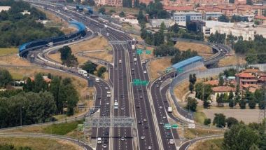 A4, apre la quarta corsia dinamica a Milano: vista dall'alto
