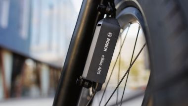 ABS Bosch per e-bike: la centralina montata sulla bicicletta