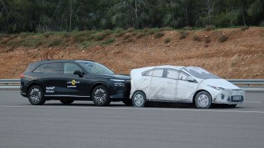 ADAS, frenata automatica di emergenza in azione