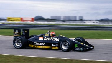 Adrian Campos sulla Minardi M188 del 1988