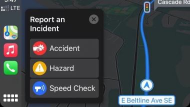 Aggiornamento per Apple Mappe: arriva la segnalazione degli incidenti