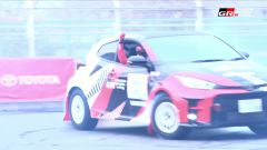Akio Toyoda drifting con la Toyota GR Yaris: il video