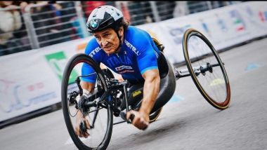 Alex Zanardi oro ai mondiale di paraciclismo a Emmen nel 2019