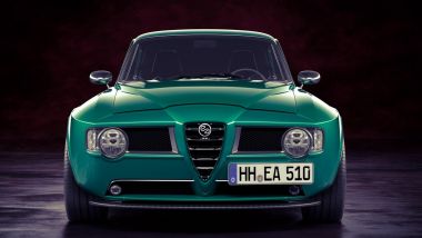 Alfa Giulia GT by Emilia Auto: il frontale ispirato al modello originale ma più muscoloso