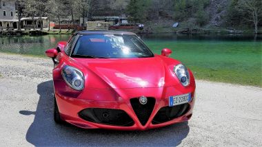 Alfa Romeo 4C Spider: vista anteriore