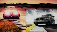 BMW M3 CS vs Alfa Romeo Giulia Quadrifoglio: i video al Nurburgring