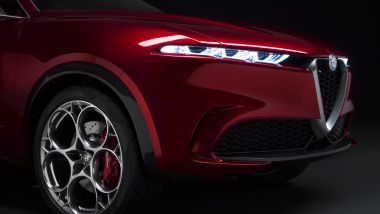 Alfa Romeo Tonale: dettaglio frontale