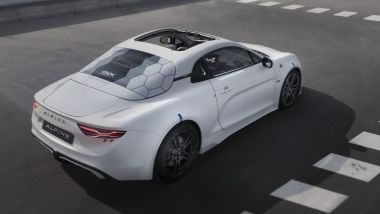 Alpine 110 E-ternit&eacute;, visuale di 3/4 posteriore