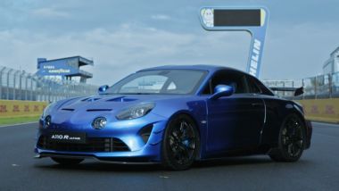 Alpine A110 R Ultime, 3/4 anteriore