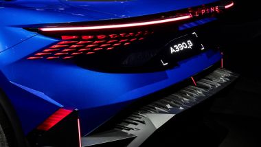 Alpine A390_ß, le parti mobili dell'aerodinamica attiva