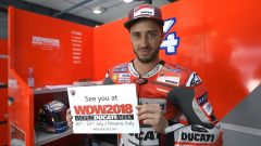 Ducati: piloti MotoGP e SBK presenti al WDW 2018