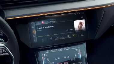 Apple Music al debutto su Audi: una schermata dell'infotainment