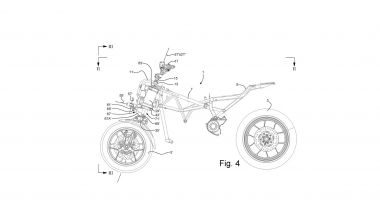 Aprilia: la moto 3 ruote nei disegni registrati
