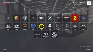 Assetto Corsa EVO, le marche automobilistiche rappresentate