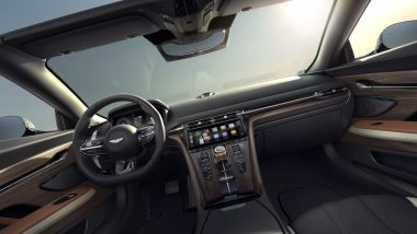 Aston Martin: l'abitacolo della DB12 Volante 60th Anniversary Edition