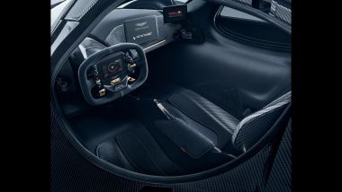 Aston Martin Valkyrie: l'abitacolo della hypercar ibrida