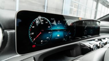 Audi A3 vs Mercedes Classe A plug-in hybrid: il doppio display da 10,25'' chiuso in un'unica cornice