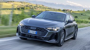 Audi A5 e-Hybrid, l'ibrida ''alla spina'' che fa a meno della spina