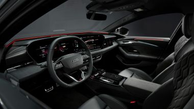 Audi A6 e-tron, l'abitacolo con Digital Stage