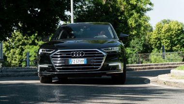 Audi A8 60 TFSI e plug-in: visuale frontale