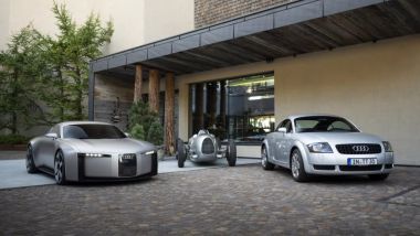 Audi Concept C: la show car con la TT e la Auto Union Type C