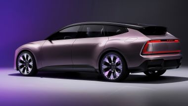 AUDI E concept, la linea è da shooting brake