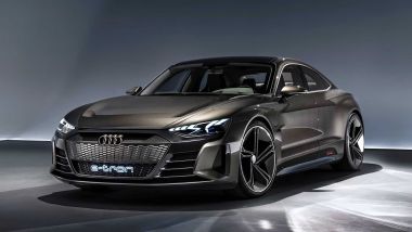 Audi e-tron GT: dettaglio frontale
