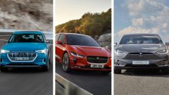 Audi e-tron, Jaguar i-Pace, Tesla Model X: il confronto