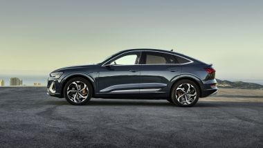 Audi e-tron Sportback Edition one: visuale laterale