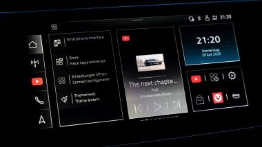 Audi, in arrivo il nuovo app store con le app di YouTube, TikTok e Spotify