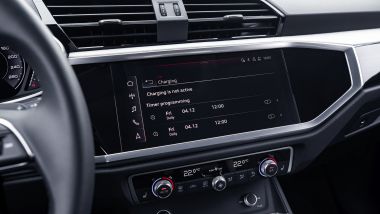 Audi Q3 Sportback PHEV, il display centrale