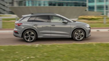 Audi Q4 40 e-tron, nell'uso quotidiano sono quasi 400 i km di autonomia