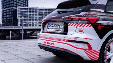 Audi Q4 e-tron: particolare del posteriore