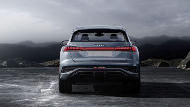 Audi Q4 e-tron: visuale posteriore