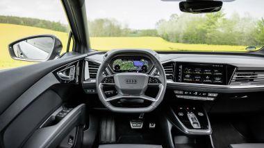 Audi Q4 Sportback e-tron: i futuristici interni
