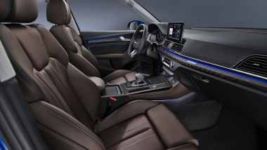 Audi Q5 Sportback 2021: gli interni