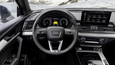 Audi Q5 Sportback TFSI e: gli interni