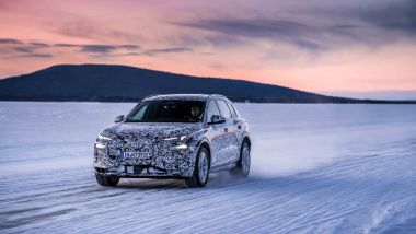 Audi Q6 e-tron nei test al Circolo Polare Artico
