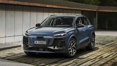 Audi Q6 e-tron performance, il frontale