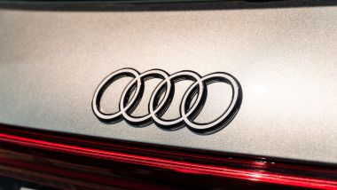 Audi Q8 e-tron 55 quattro, il nuovo logo bidimensionale