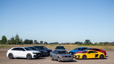 Audi quattro: foto di famiglia