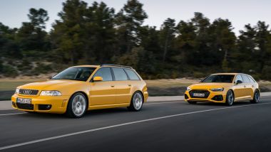 Audi RS 4, generazioni a confronto