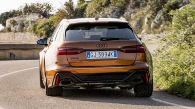 Audi RS 6 Avant: la mole sembra quasi sparire fra le curve