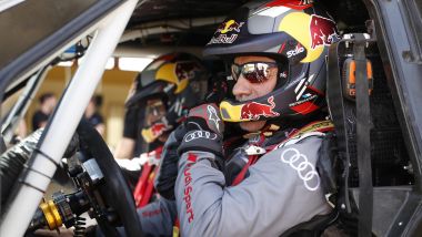 Audi RS Q e-tron impegnata nei test nel deserto per Dakar 2022